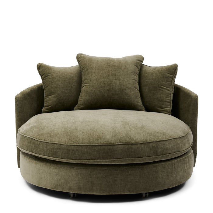 Riviera Maison - Carmin Daybed w 3 Pill Real Olive - Real Olive