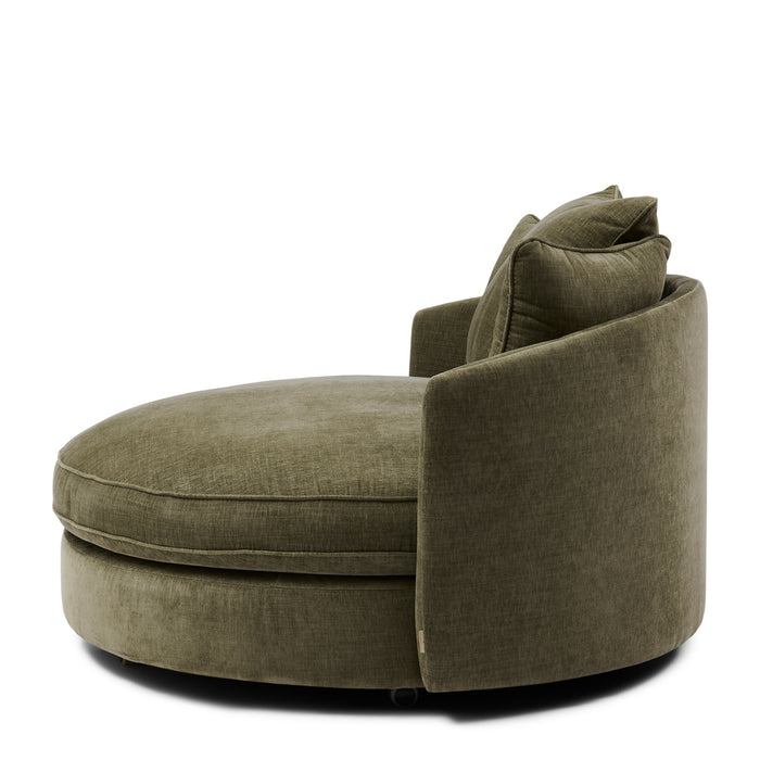 Riviera Maison - Carmin Daybed w 3 Pill Real Olive - Real Olive