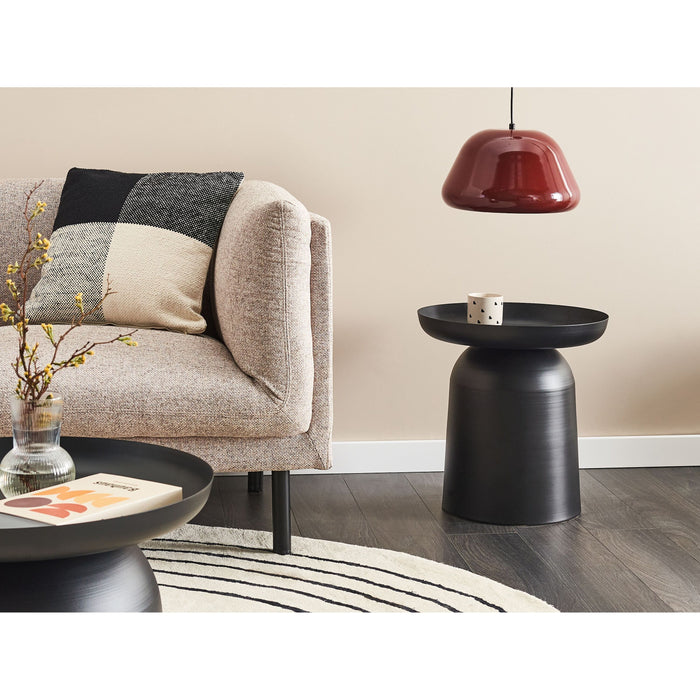 Beliani - TORRENS - Bijzettafel - Zwart - IJzer