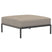 Houe Level2 Ottoman voetenbank Dark Grey frame Ash