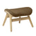 Umage A Conversation Piece voetenbank naturel eiken, Sugar Brown
