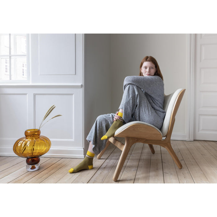 Umage A Conversation Piece Low fauteuil naturel eiken, Morning Meadows