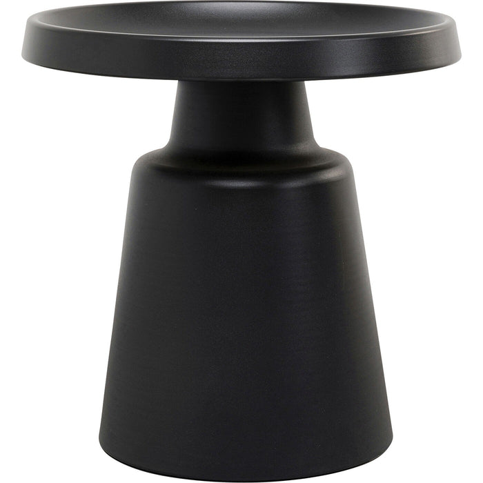 Kare Design Lima Bijzettafel - zwart - Ø50cm