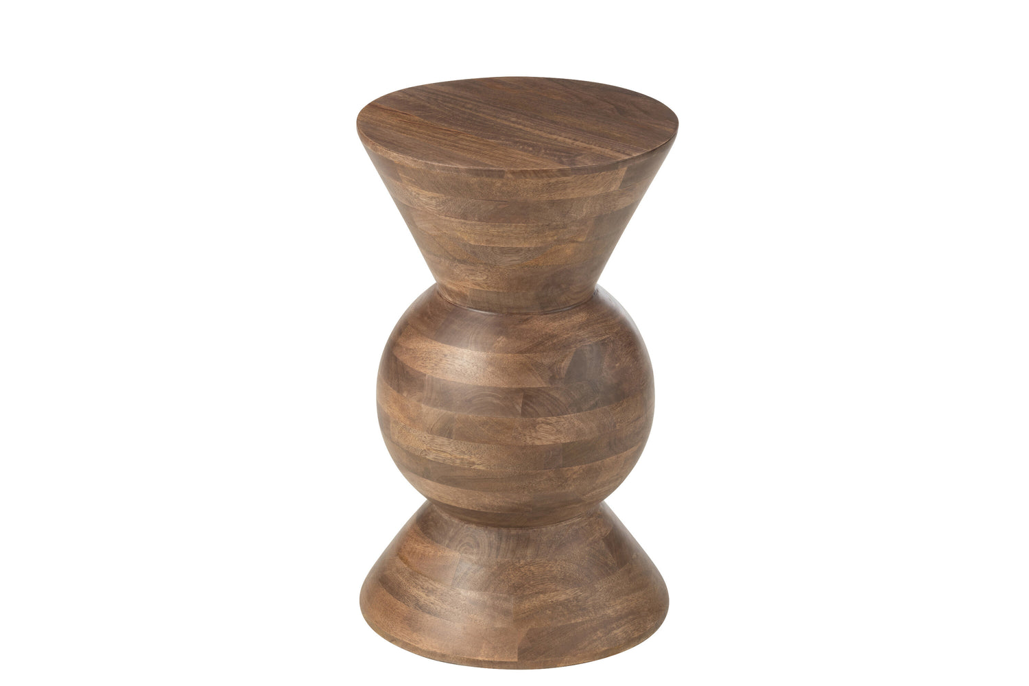 J-Line bijzettafel Candy - hout - bruin