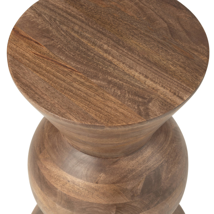 J-Line bijzettafel Candy - hout - bruin