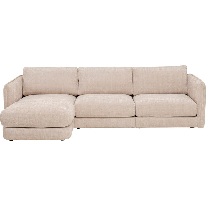 Hoekbank Karma links creme Kare Design