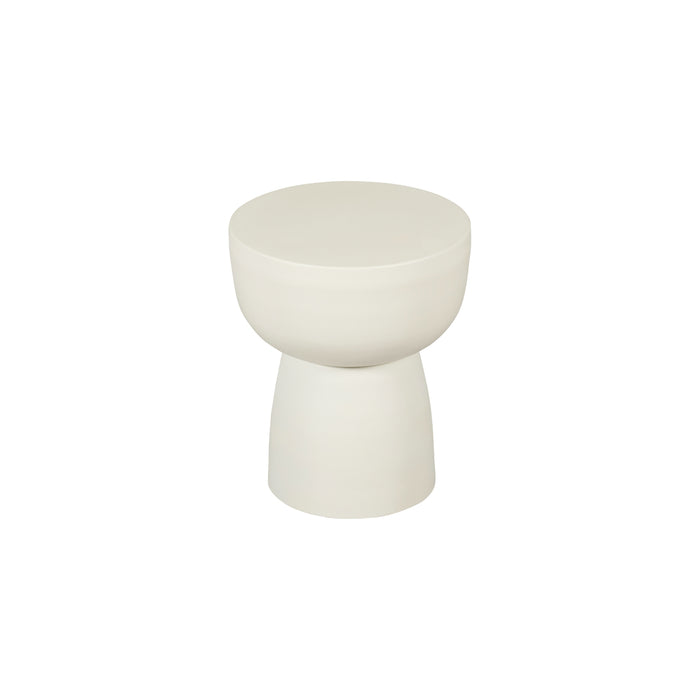 Bijzettafel Minden - Creme|Wit - Metaal