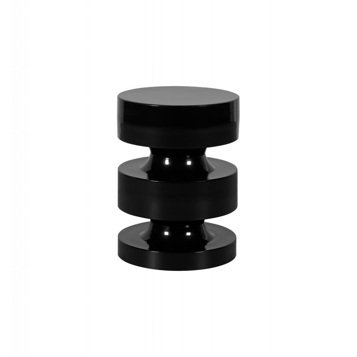 Bijzettafel Kosel - Zwart - Metaal - 35x46x35cm (BxHxD)