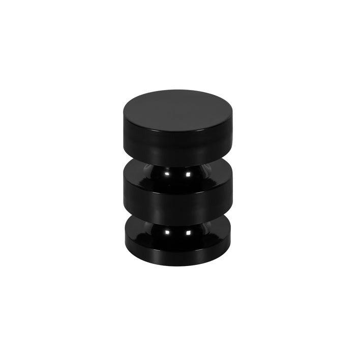 Bijzettafel Kosel - Zwart - Metaal - 35x46x35cm (BxHxD)