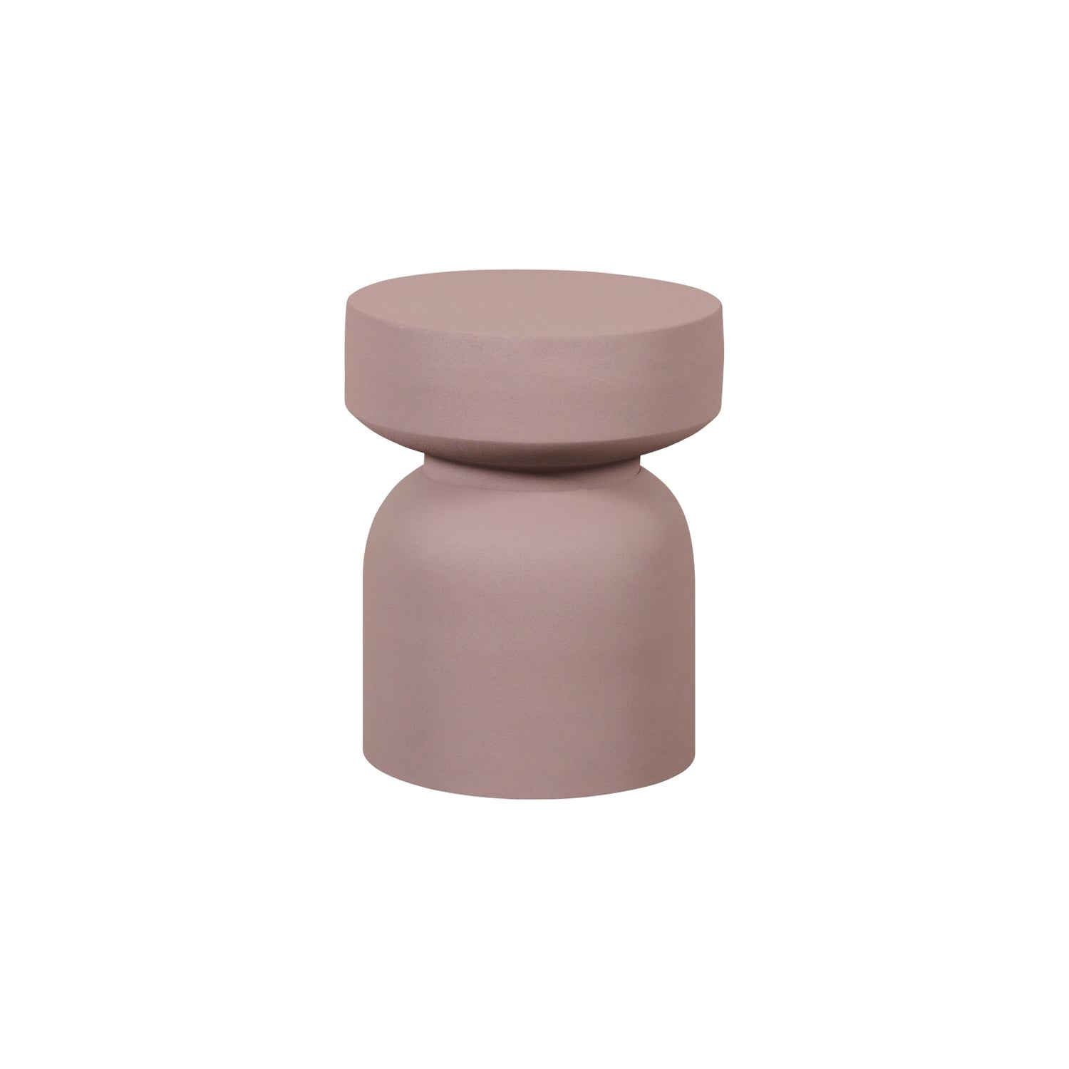 Bijzettafel Bamberg - Paars - Metaal - 34x42x34cm (BxHxD)