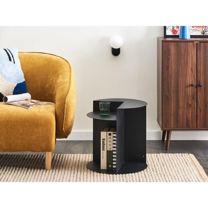 Beliani - TAGGART - Bijzettafel - Zwart - IJzer