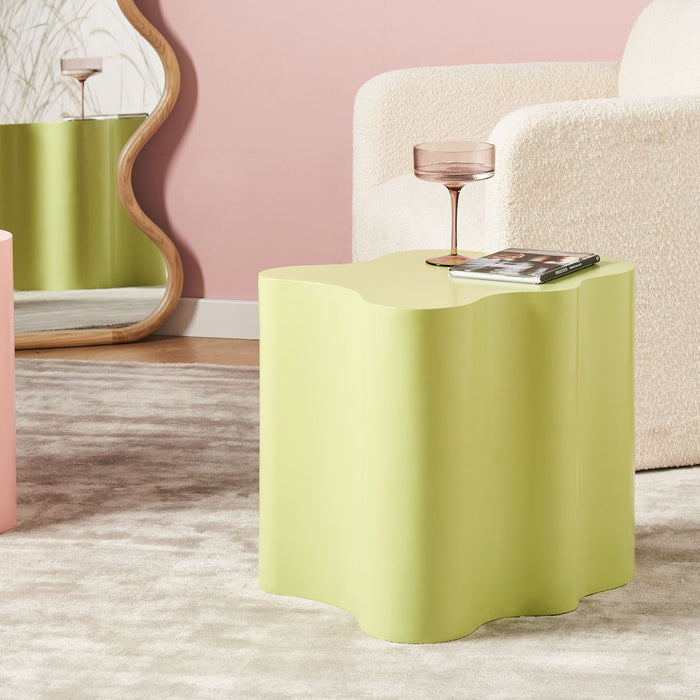 Beliani - SAKAMI - Bijzettafel - Lichtgroen - MDF