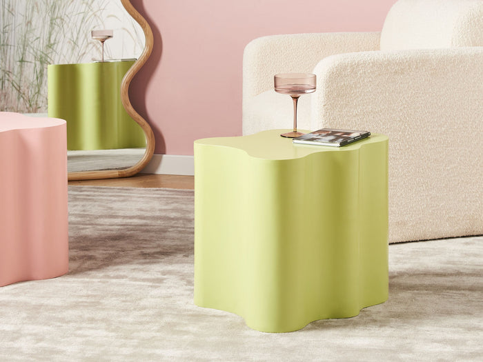 Beliani - SAKAMI - Bijzettafel - Lichtgroen - MDF