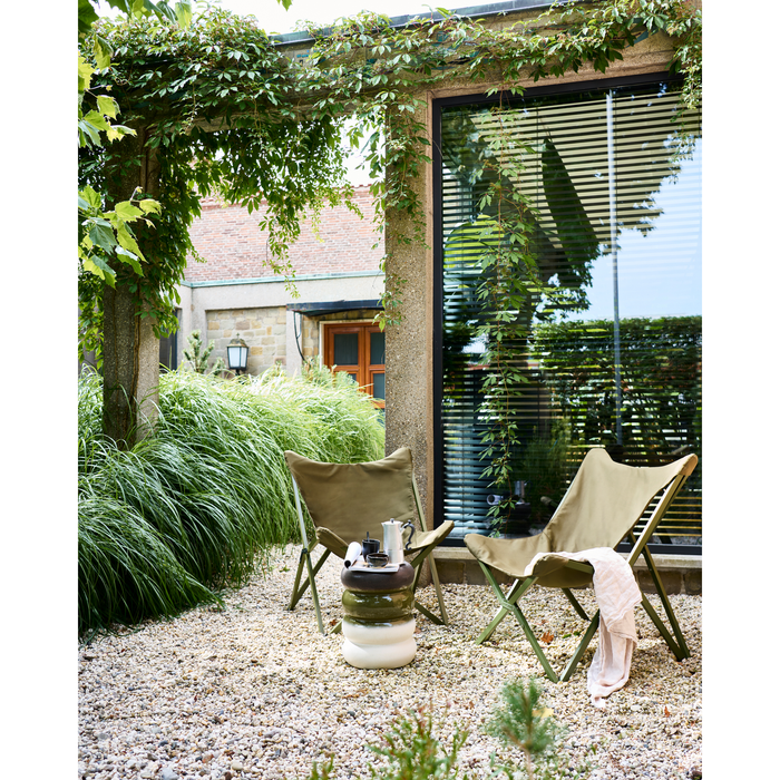 vtwonen Lazy Afternoon Opvouwbare Tuinstoel - Polyester - Groen