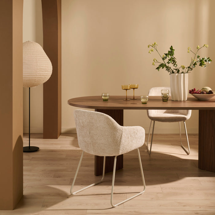 by fonQ Apollo Eetkamerstoel - Bouclé - Beige