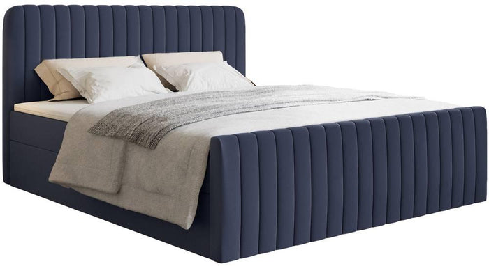 NADUVI Collection Boxspring Adrien chenille met opbergvak 180x200