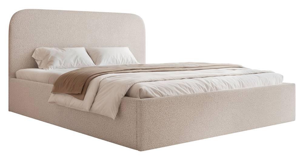 NADUVI Collection Bedframe Fia 160x200 bouclé met opbergvak