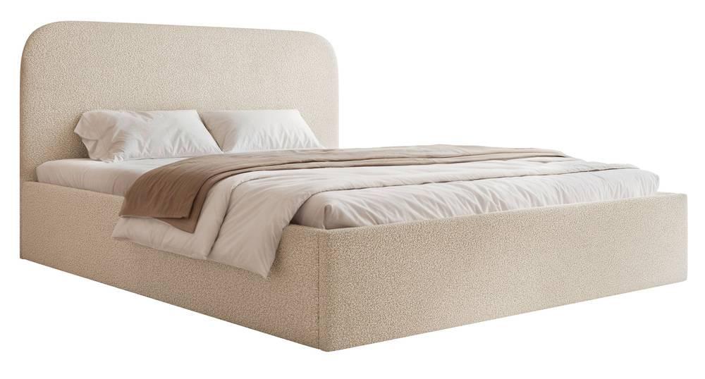 NADUVI Collection Bedframe Fia 140x200 bouclé met opbergvak