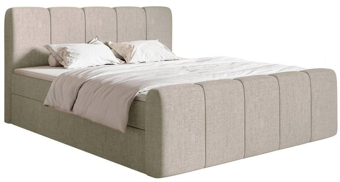 NADUVI Collection Boxspring Chloe 200x200 chenille met opbergruimte