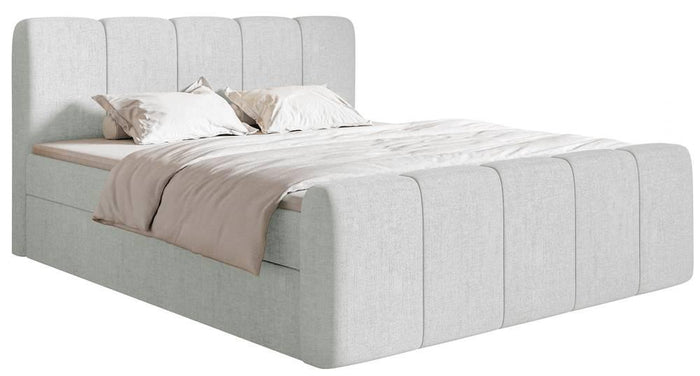 NADUVI Collection Boxspring Chloe 160x200 chenille met opbergruimte