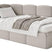 NADUVI Collection Jeugdbed incl matras Chloe links bouclé 90x200 met