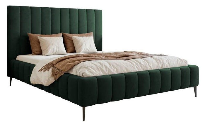 NADUVI Collection Bedframe Flores velvet 160x200 met opbergvak
