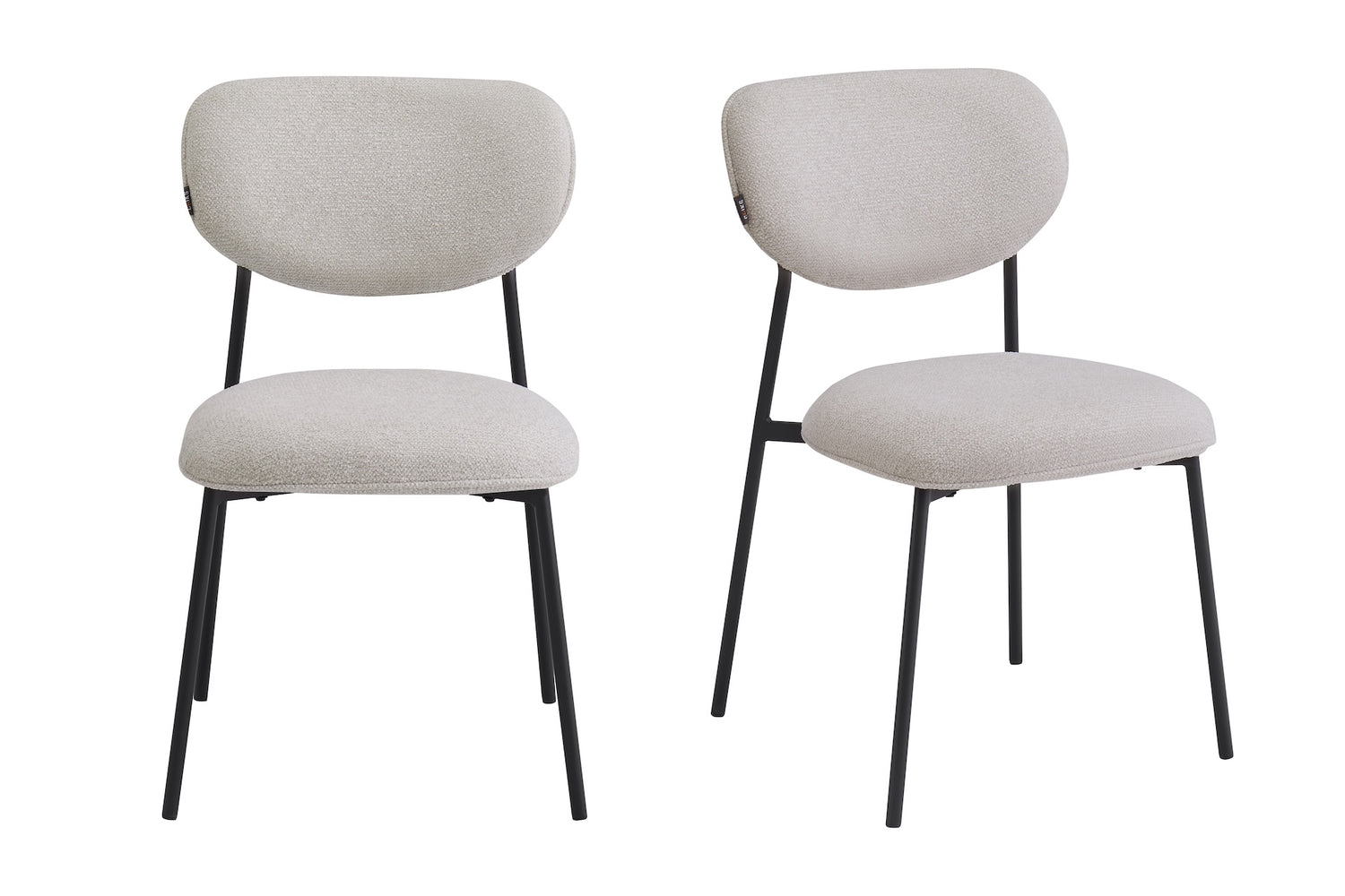 Furnihaus Eetkamerstoel Amalia Teddy Beige Set van 2