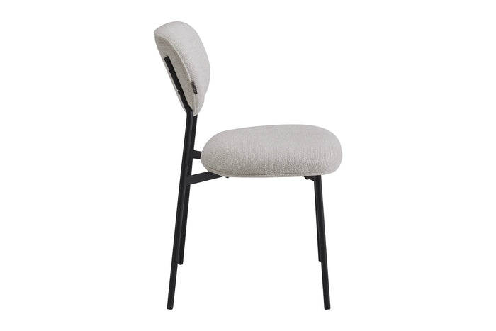 Furnihaus Eetkamerstoel Amalia Teddy Beige Set van 2