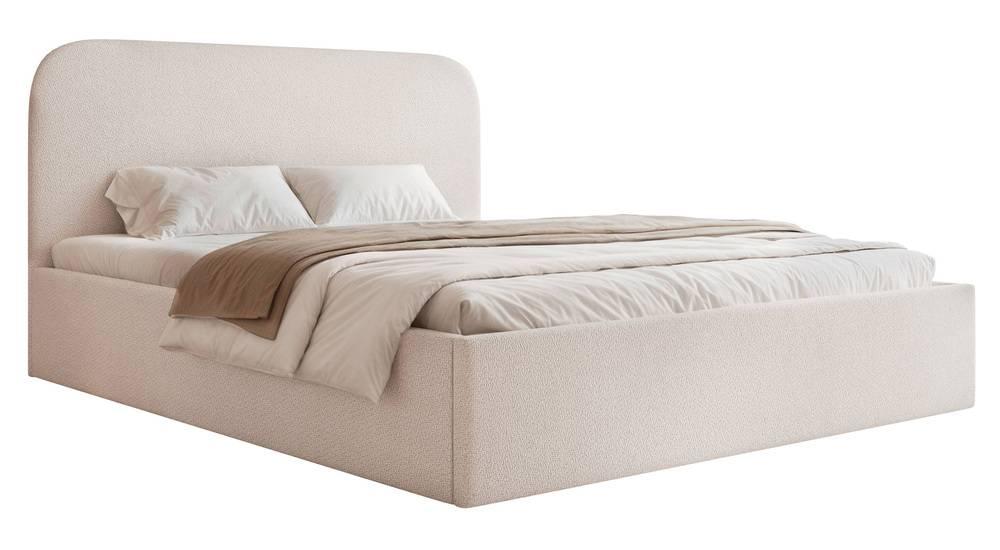 NADUVI Collection Bedframe Fia 180x200 chenille met opbergvak