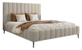 NADUVI Collection Bedframe Flores velvet 140x200 met opbergvak