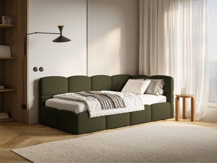 NADUVI Collection Jeugdbed incl matras Chloe rechts bouclé 90x200 met