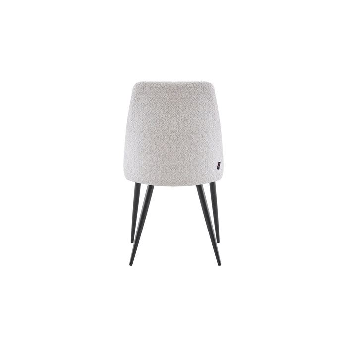 Furnihaus Eetkamerstoel Oscar Boucle Beige Set van 2