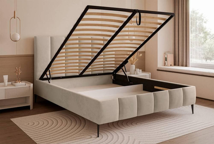 NADUVI Collection Bedframe Quinn met opbergvak 180x200