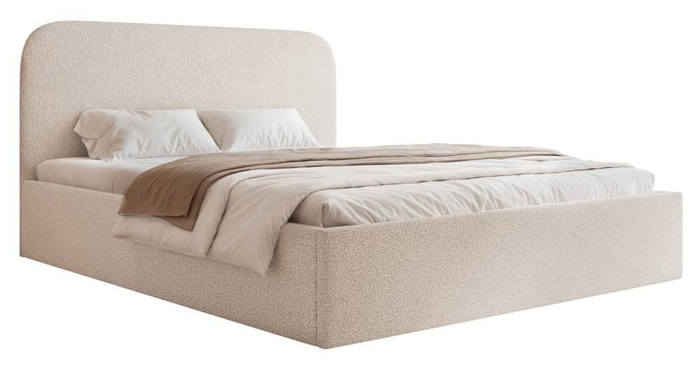 NADUVI Collection Bedframe Fia 160x200 bouclé met opbergvak