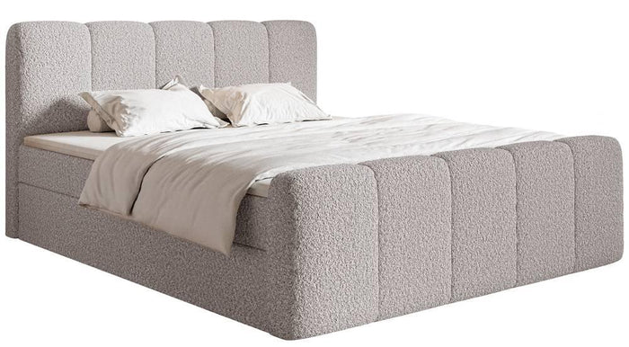 NADUVI Collection Boxspring Chloe 180x200 bouclé met opbergruimte