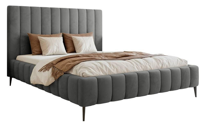 NADUVI Collection Bedframe Flores velvet 180x200 met opbergvak