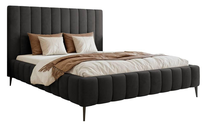 NADUVI Collection Bedframe Flores velvet 180x200 met opbergvak