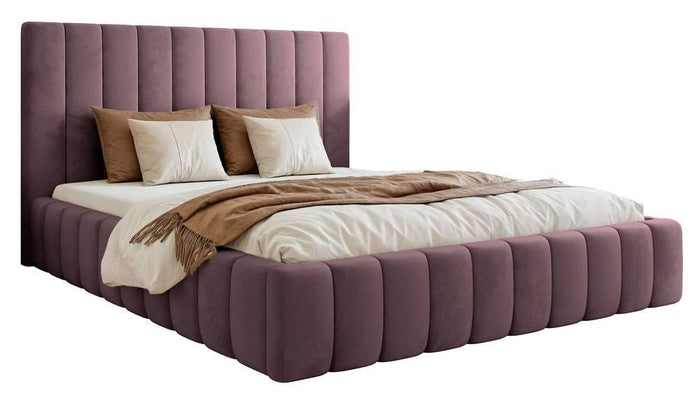 NADUVI Collection Bedframe Flores velvet 180x200 met opbergvak
