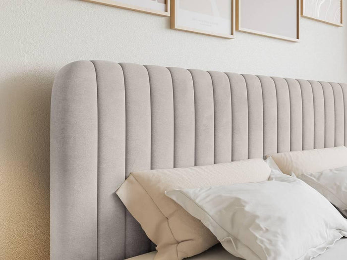 NADUVI Collection Boxspring Adrien velvet met opbergvak 200x200