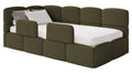 NADUVI Collection Jeugdbed incl matras Chloe links bouclé 90x200 met