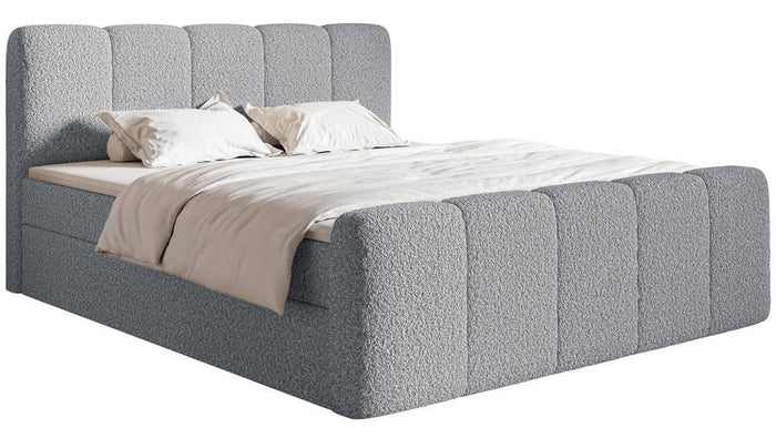 NADUVI Collection Boxspring Chloe 160x200 bouclé met opbergruimte
