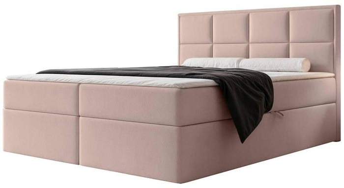 NADUVI Collection Boxspring Antonia velvet met opbergvak 160x200