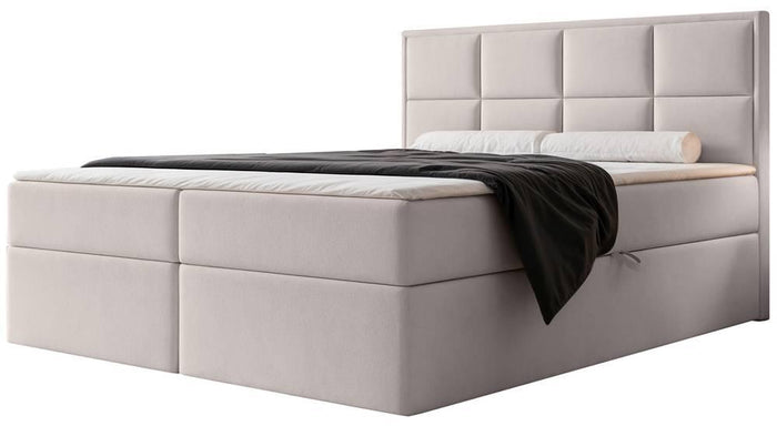 NADUVI Collection Boxspring Antonia velvet met opbergvak 160x200