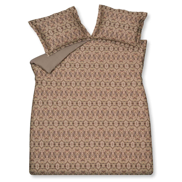 Dekbedovertrek Happy Space Multi | 240 x 200|220 cm | Beige | Bruin