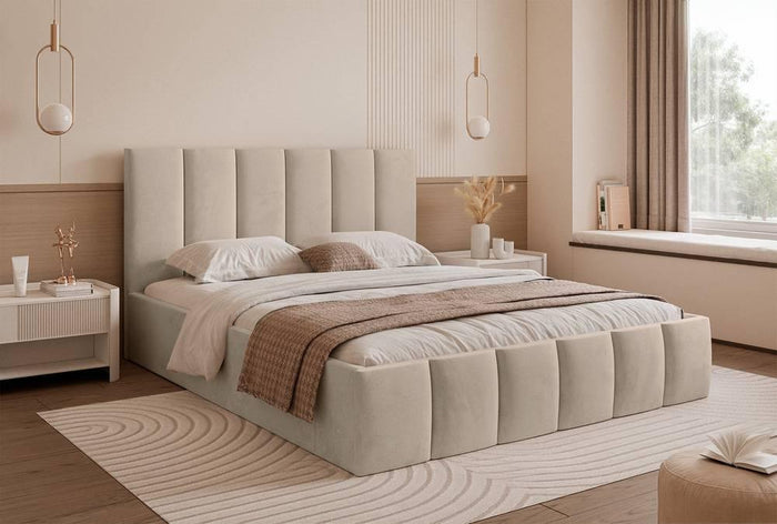 NADUVI Collection Bedframe Quinn 140x200 met opbergvak