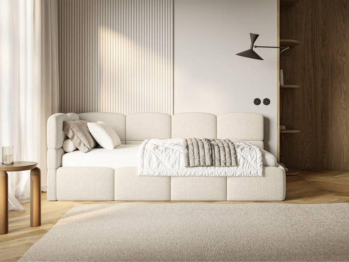 NADUVI Collection Jeugdbed incl matras Chloe links bouclé 90x200 met