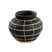 The Belly Vase - Black Natural - M