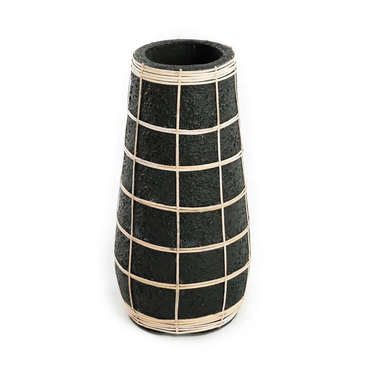 The Cutie Vase - Black Natural - L