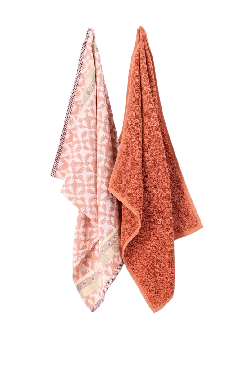 Sissy-Boy Roze handdoek en theedoek