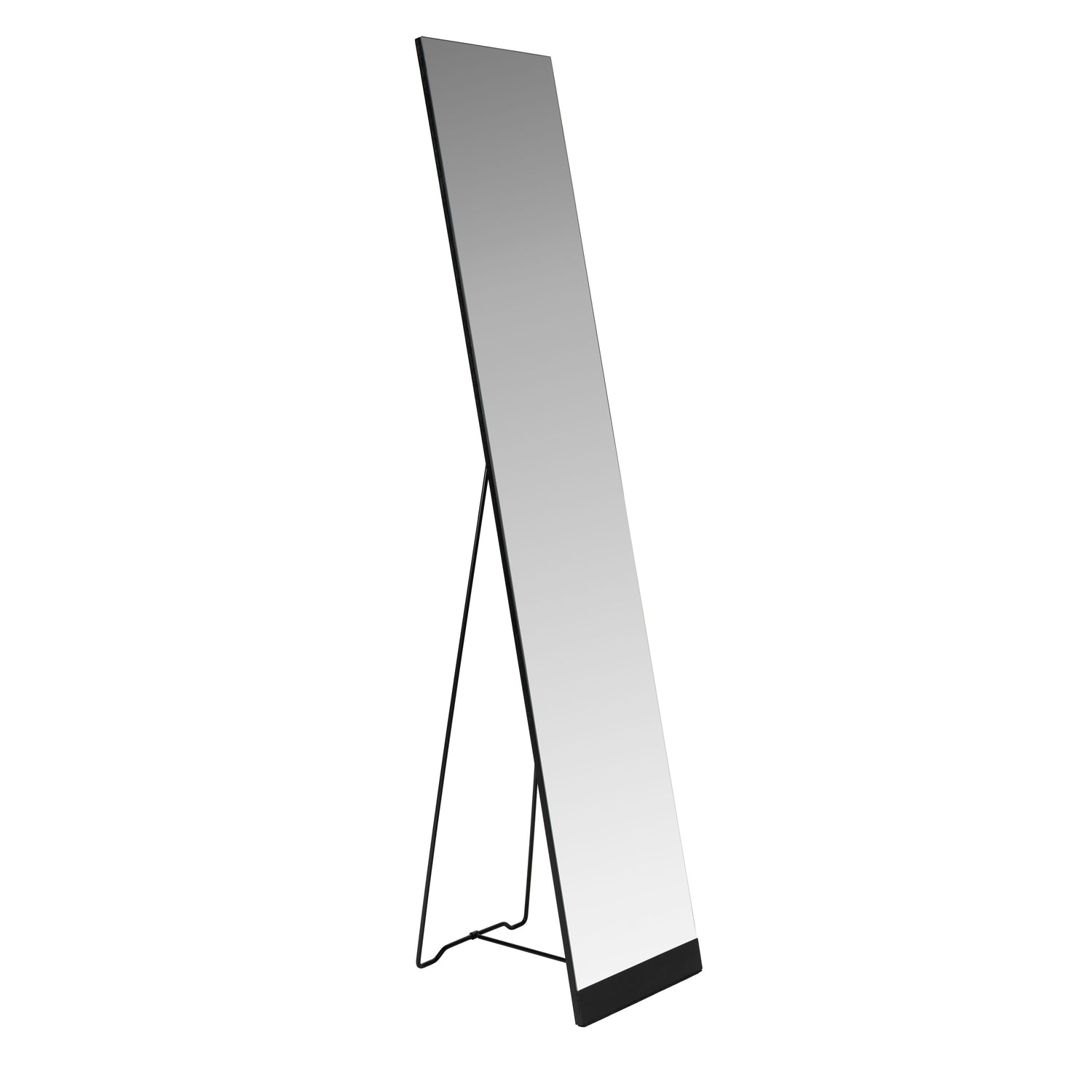 Housecraft Living Stand Vrijstaande Spiegel| Passpiegel Staand Zwart